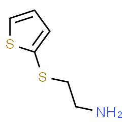 ChemSpider 2D Image | 2-(2-Thienylthio)ethanamine | C6H9NS2