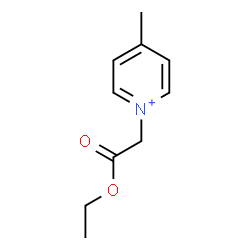 ChemSpider 2D Image | 1-(2-Ethoxy-2-oxoethyl)-4-methylpyridinium | C10H14NO2