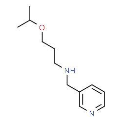 ChemSpider 2D Image | (3-ISOPROPOXYPROPYL)(PYRIDIN-3-YLMETHYL)AMINE | C12H20N2O