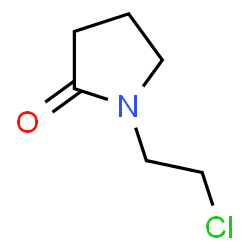 ChemSpider 2D Image | 1-(2-Chloroethyl)-2-pyrrolidinone | C6H10ClNO