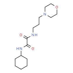 ChemSpider 2D Image | N-Cyclohexyl-N'-[3-(4-morpholinyl)propyl]ethanediamide | C15H27N3O3