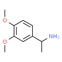 ChemSpider 2D Image | 1-(3,4-dimethoxyphenyl)ethanamine | C10H15NO2