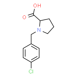 ChemSpider 2D Image | 1-(4-Chlorobenzyl)proline | C12H14ClNO2