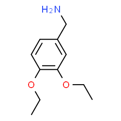 ChemSpider 2D Image | 3,4-Diethoxy-benzylamine | C11H17NO2