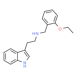 ChemSpider 2D Image | N-(2-Ethoxybenzyl)-2-(1H-indol-3-yl)ethanamine | C19H22N2O