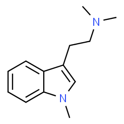 ChemSpider 2D Image | 1-Methyl-N,N-dimethyltryptamine | C13H18N2