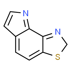 ChemSpider 2D Image | 2H-[1,3]Thiazolo[5,4-g]indole | C9H6N2S
