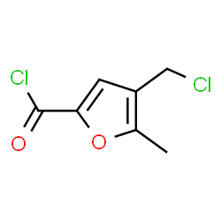 ChemSpider 2D Image | 4-(Chloromethyl)-5-methyl-2-furoyl chloride | C7H6Cl2O2