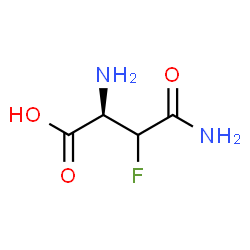 ChemSpider 2D Image | 3-Fluoro-L-asparagine | C4H7FN2O3