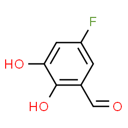 ChemSpider 2D Image | 5-Fluoro-2,3-dihydroxybenzaldehyde | C7H5FO3