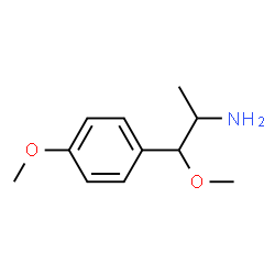 ChemSpider 2D Image | 1-Methoxy-1-(4-methoxyphenyl)-2-propanamine | C11H17NO2