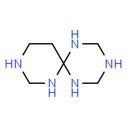 ChemSpider 2D Image | 1,3,5,7,9-Pentaazaspiro[5.5]undecane | C6H15N5