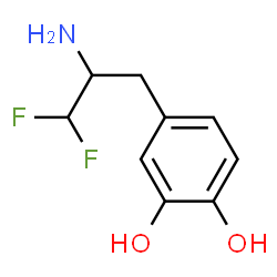 ChemSpider 2D Image | 4-(2-Amino-3,3-difluoropropyl)-1,2-benzenediol | C9H11F2NO2