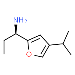 ChemSpider 2D Image | (1R)-1-(4-Isopropyl-2-furyl)-1-propanamine | C10H17NO