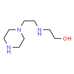 ChemSpider 2D Image | 2-{[2-(1-Piperazinyl)ethyl]amino}ethanol | C8H19N3O