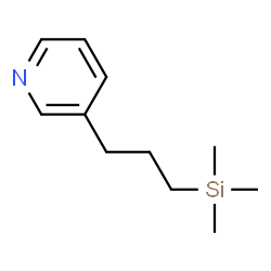 ChemSpider 2D Image | 3-[3-(Trimethylsilyl)propyl]pyridine | C11H19NSi
