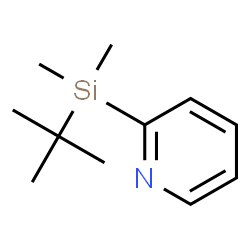 ChemSpider 2D Image | 2-[Dimethyl(2-methyl-2-propanyl)silyl]pyridine | C11H19NSi