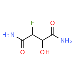 ChemSpider 2D Image | 2-Fluoro-3-hydroxysuccinamide | C4H7FN2O3