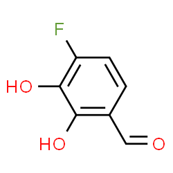 ChemSpider 2D Image | 4-Fluoro-2,3-dihydroxybenzaldehyde | C7H5FO3