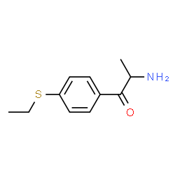ChemSpider 2D Image | 2-Amino-1-[4-(ethylsulfanyl)phenyl]-1-propanone | C11H15NOS