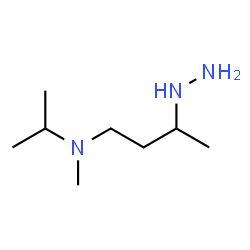 ChemSpider 2D Image | 3-Hydrazino-N-isopropyl-N-methyl-1-butanamine | C8H21N3