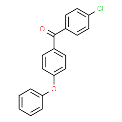 ChemSpider 2D Image | (4-Chlorophenyl)(4-phenoxyphenyl)methanone | C19H13ClO2