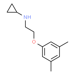 ChemSpider 2D Image | N-[2-(3,5-Dimethylphenoxy)ethyl]cyclopropanamine | C13H19NO