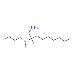 ChemSpider 2D Image | N~2~-Butyl-N~2~,2-dimethyl-1,2-nonanediamine | C15H34N2