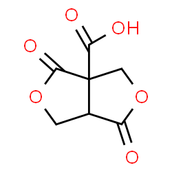 ChemSpider 2D Image | 1,4-Dioxodihydro-1H,3H-furo[3,4-c]furan-3a(4H)-carboxylic acid | C7H6O6