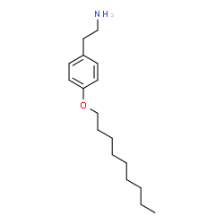 ChemSpider 2D Image | 2-[4-(Nonyloxy)phenyl]ethanamine | C17H29NO