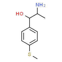 ChemSpider 2D Image | 2-Amino-1-[4-(methylsulfanyl)phenyl]-1-propanol | C10H15NOS