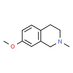 ChemSpider 2D Image | 7-Methoxy-2-methyl-1,2,3,4-tetrahydroisoquinoline | C11H15NO