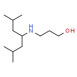 ChemSpider 2D Image | 3-[(2,6-Dimethyl-4-heptanyl)amino]-1-propanol | C12H27NO