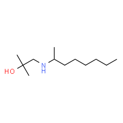 ChemSpider 2D Image | 2-Methyl-1-(2-octanylamino)-2-propanol | C12H27NO