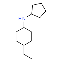 ChemSpider 2D Image | N-Cyclopentyl-4-ethylcyclohexanamine | C13H25N