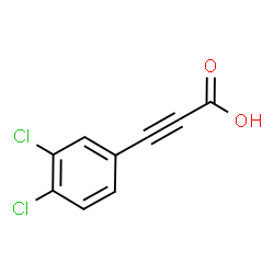 ChemSpider 2D Image | 3-(3,4-Dichlorophenyl)-2-propynoic acid | C9H4Cl2O2