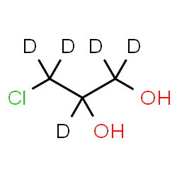 ChemSpider 2D Image | 3-MCPD-D5 | C3H2D5ClO2