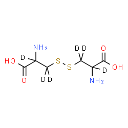 ChemSpider 2D Image | DL-Cystine-d6 | C6H6D6N2O4S2