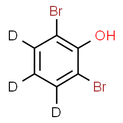 ChemSpider 2D Image | 2,6-Dibromo(~2~H_3_)phenol | C6HD3Br2O
