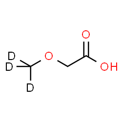ChemSpider 2D Image | 2-Methoxy-d3-acetic Acid | C3H3D3O3
