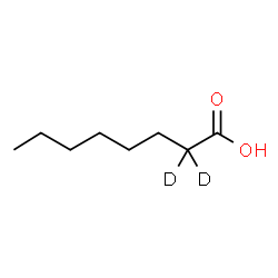 ChemSpider 2D Image | Octanoic Acid-d2 | C8H14D2O2