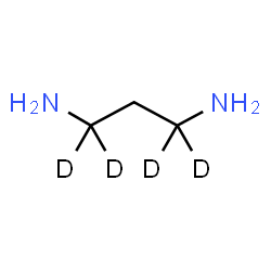 ChemSpider 2D Image | 1,3-(1,1,3,3-~2~H_4_)Propanediamine | C3H6D4N2