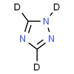 ChemSpider 2D Image | 1,2,4-Triazole-d3 | C2D3N3