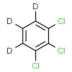 ChemSpider 2D Image | 1,2,3-Trichloro(~2~H_3_)benzene | C6D3Cl3