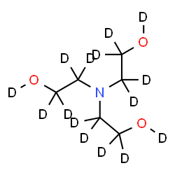 ChemSpider 2D Image | Triethanolamine-d15 | C6D15NO3