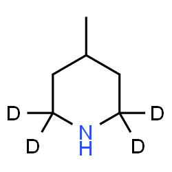 ChemSpider 2D Image | 4-Methylpiperidine-2,2,6,6-d4 | C6H9D4N