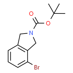 ChemSpider 2D Image | tert-butyl 4-bromoisoindoline-2-carboxylate | C13H16BrNO2