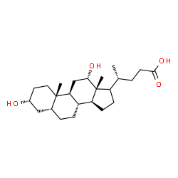 ChemSpider 2D Image | (3alpha,5beta,17xi)-3,12-Dihydroxycholan-24-oic acid | C24H40O4