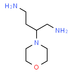 ChemSpider 2D Image | 2-morpholinobutane-1,4-diamine | C8H19N3O