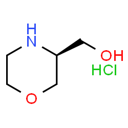ChemSpider 2D Image | (S)-3-(Hydroxymethyl)morpholine Hydrochloride | C5H12ClNO2
